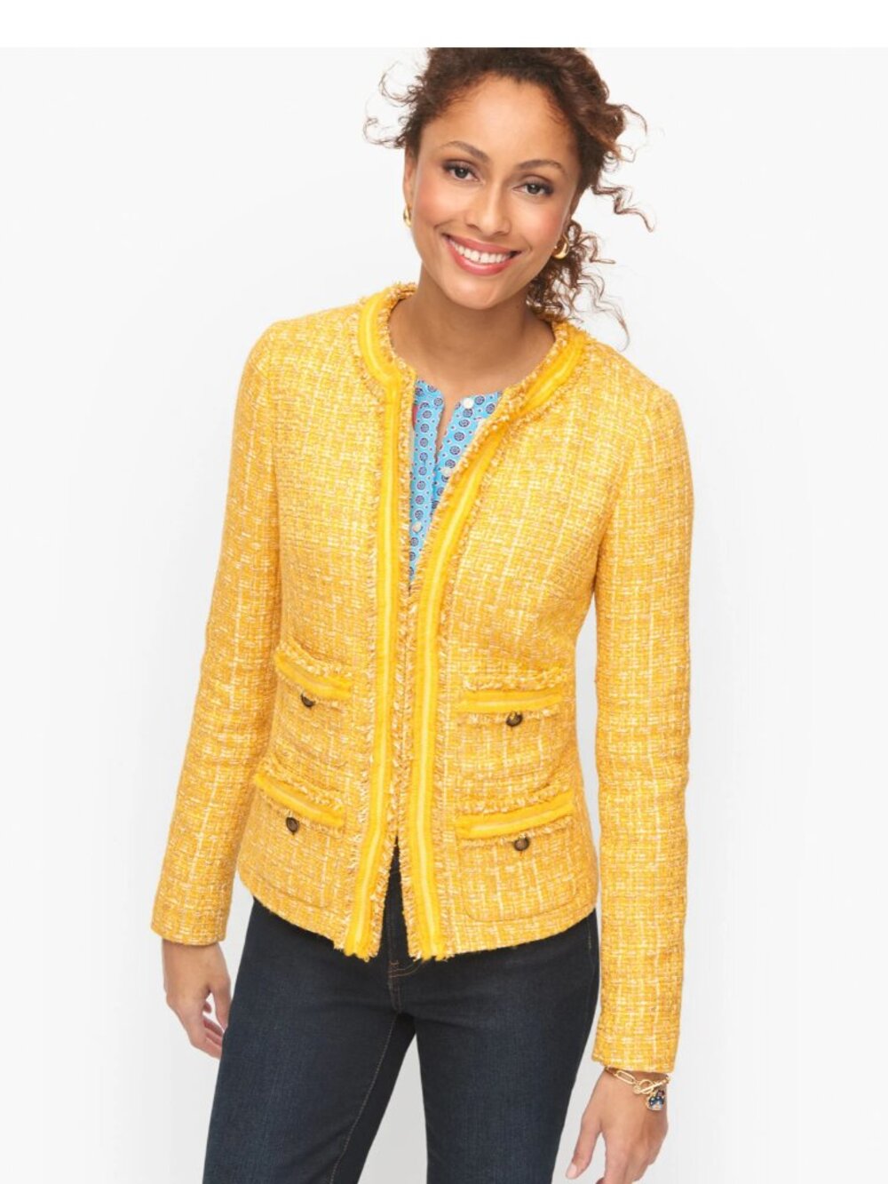 Talbots Tweed Jacket - Picture 2 of 8